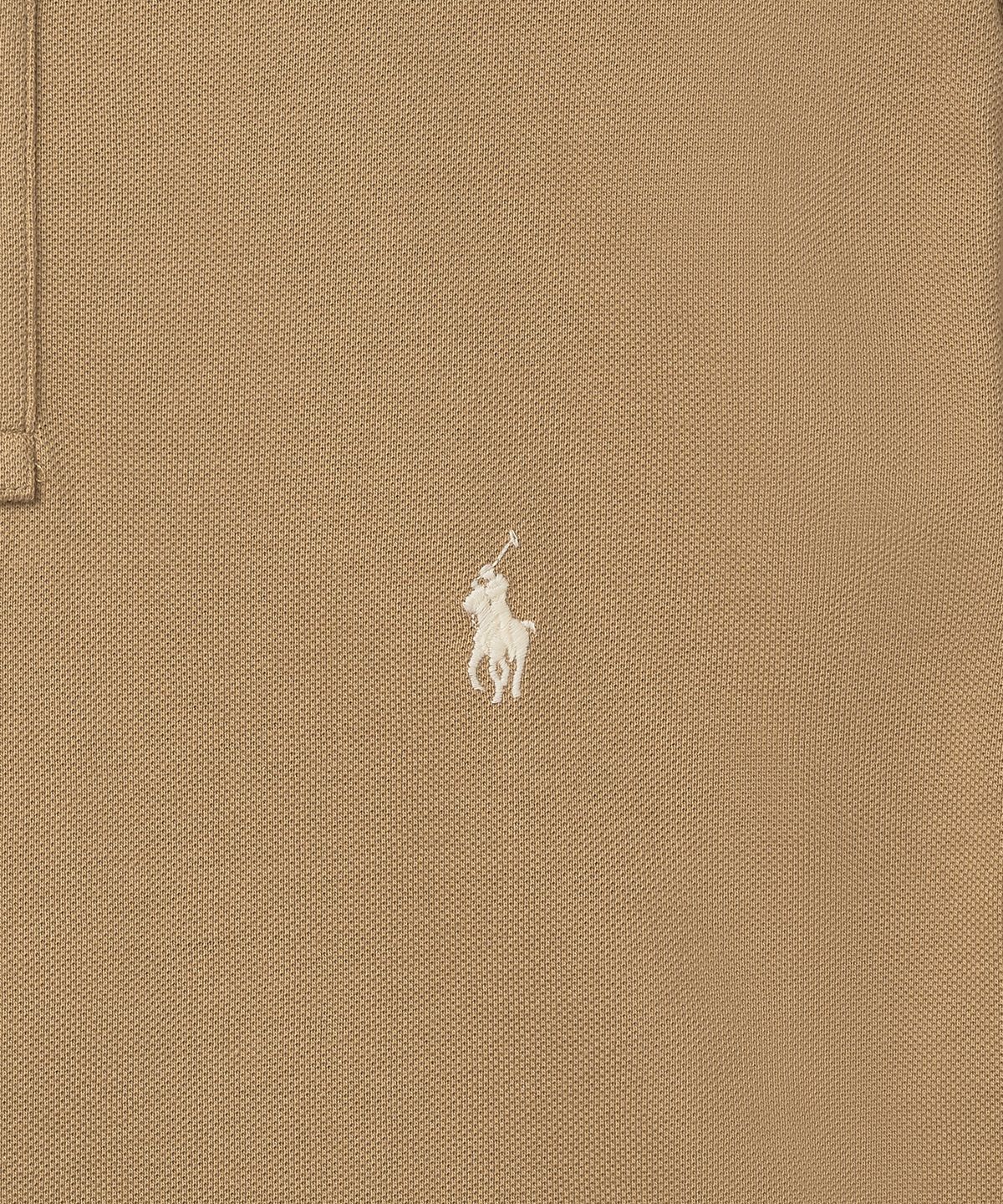 폴로 랄프 로렌(POLO RALPH LAUREN) 커스텀 슬림핏 메시 폴로 셔츠 - 미디엄 베이지
