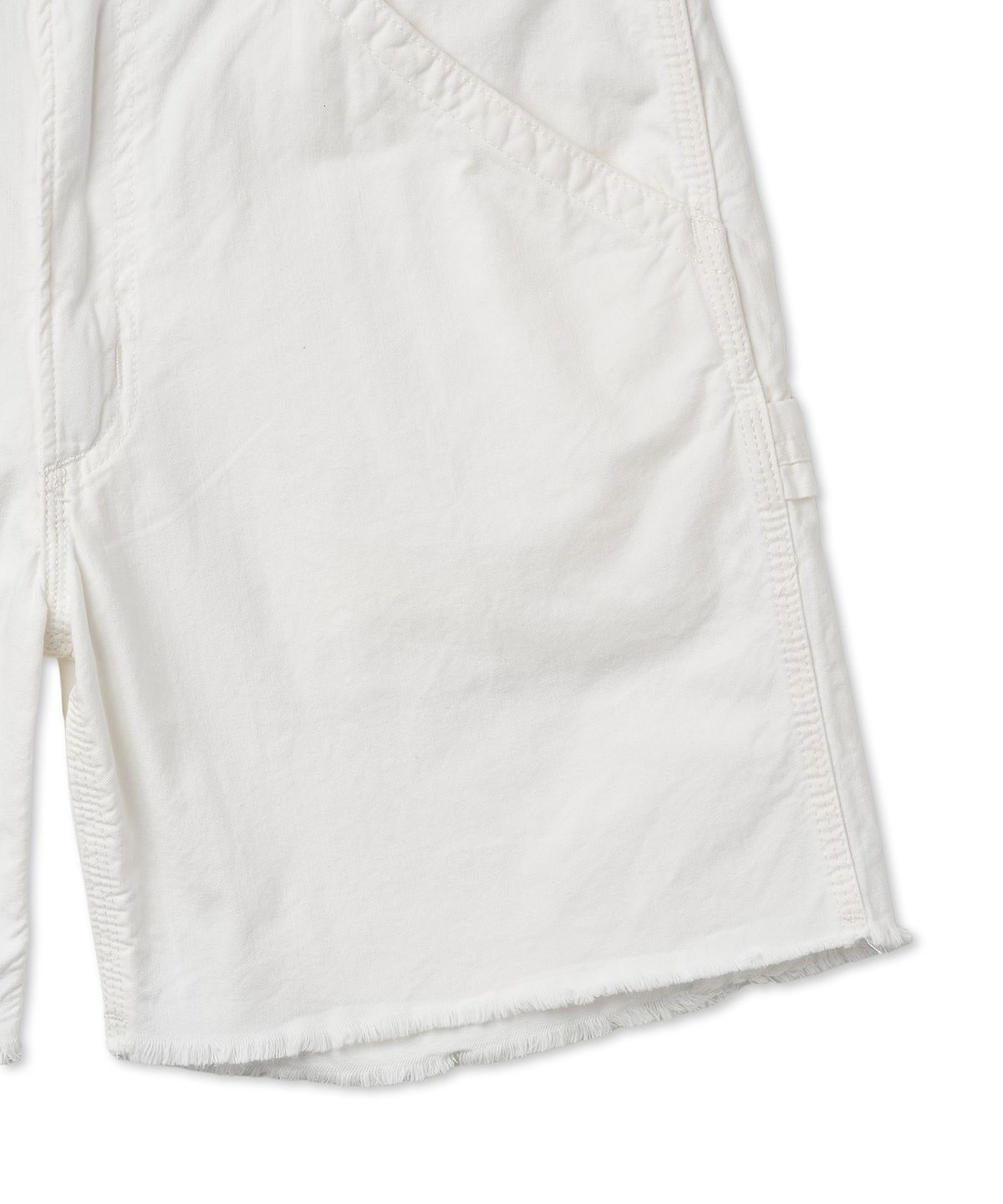 폴로 랄프 로렌(POLO RALPH LAUREN) 16.5cm 덩거리핏 트윌 쇼트 - 화이트