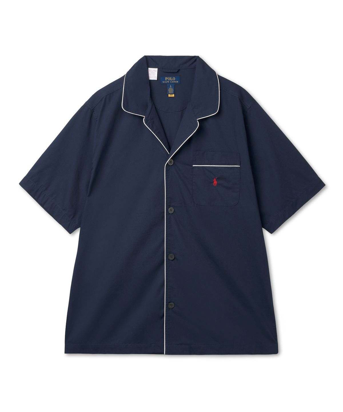 폴로 랄프 로렌(POLO RALPH LAUREN) 코튼 파자마 세트 - 네이비