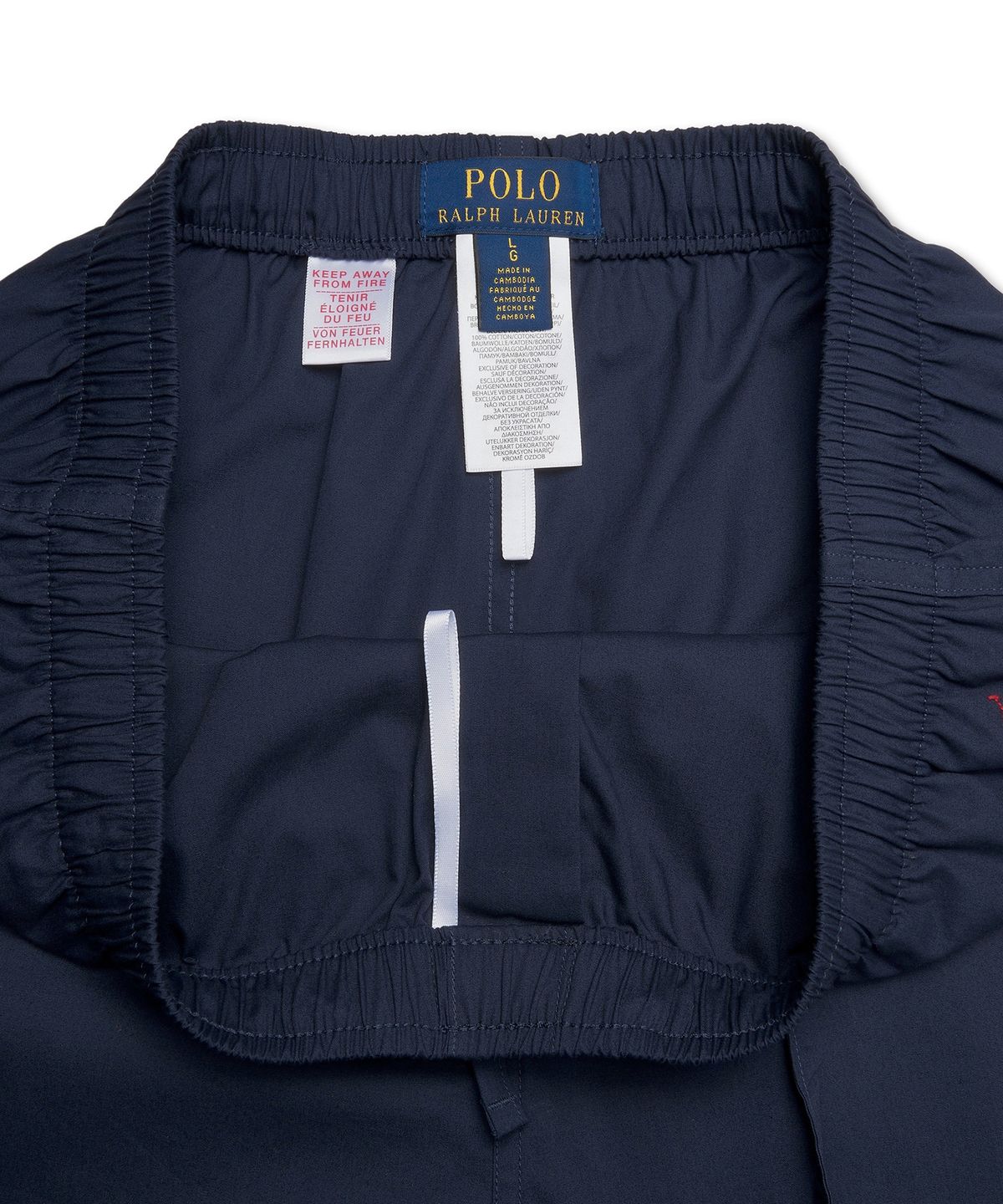폴로 랄프 로렌(POLO RALPH LAUREN) 코튼 파자마 세트 - 네이비
