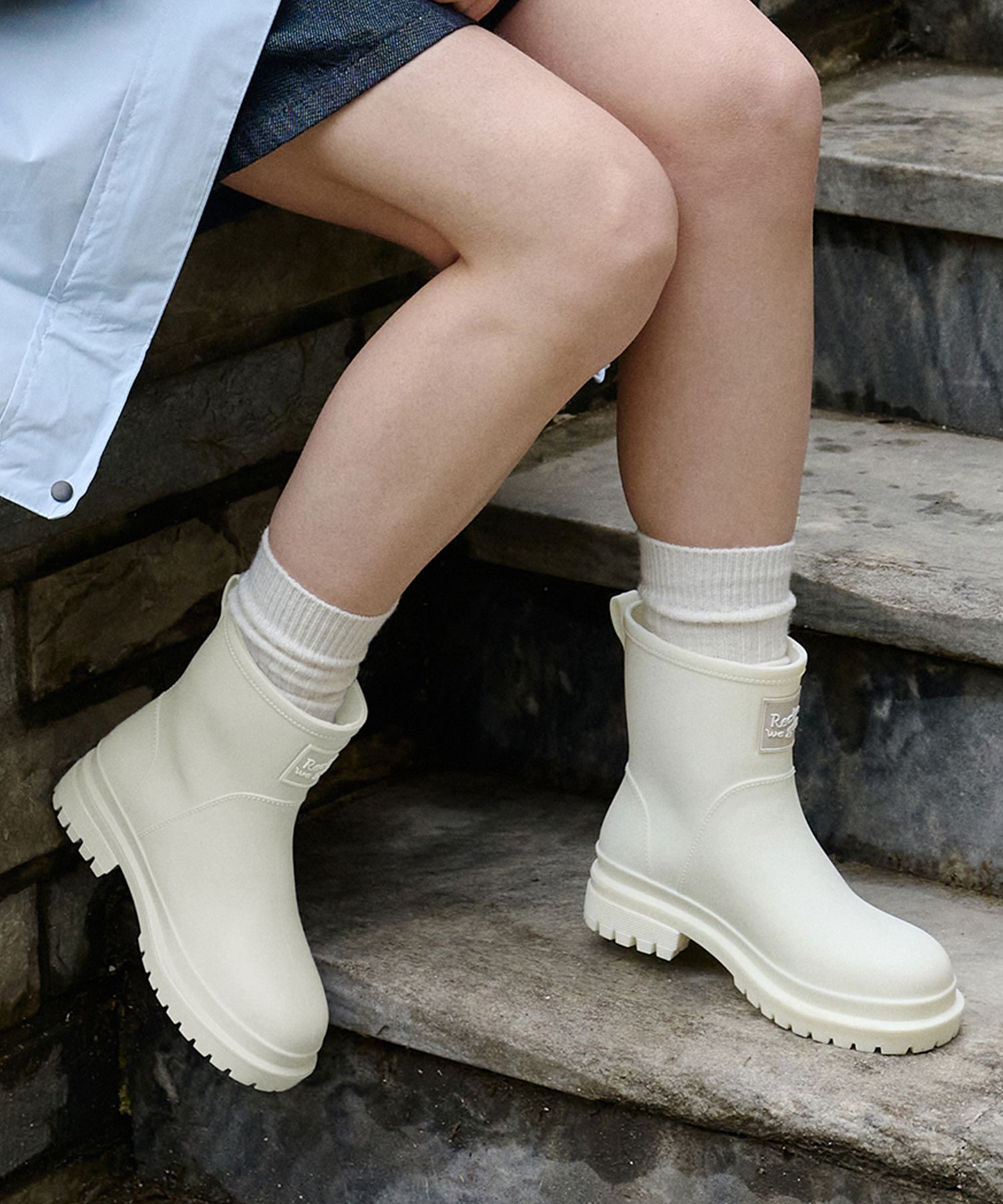 ＊韓国＊［RECLOW］RE-RAIN BOOTS 4color MUSINSA | RECLOW RC RE-RAIN BOOTS IVORY