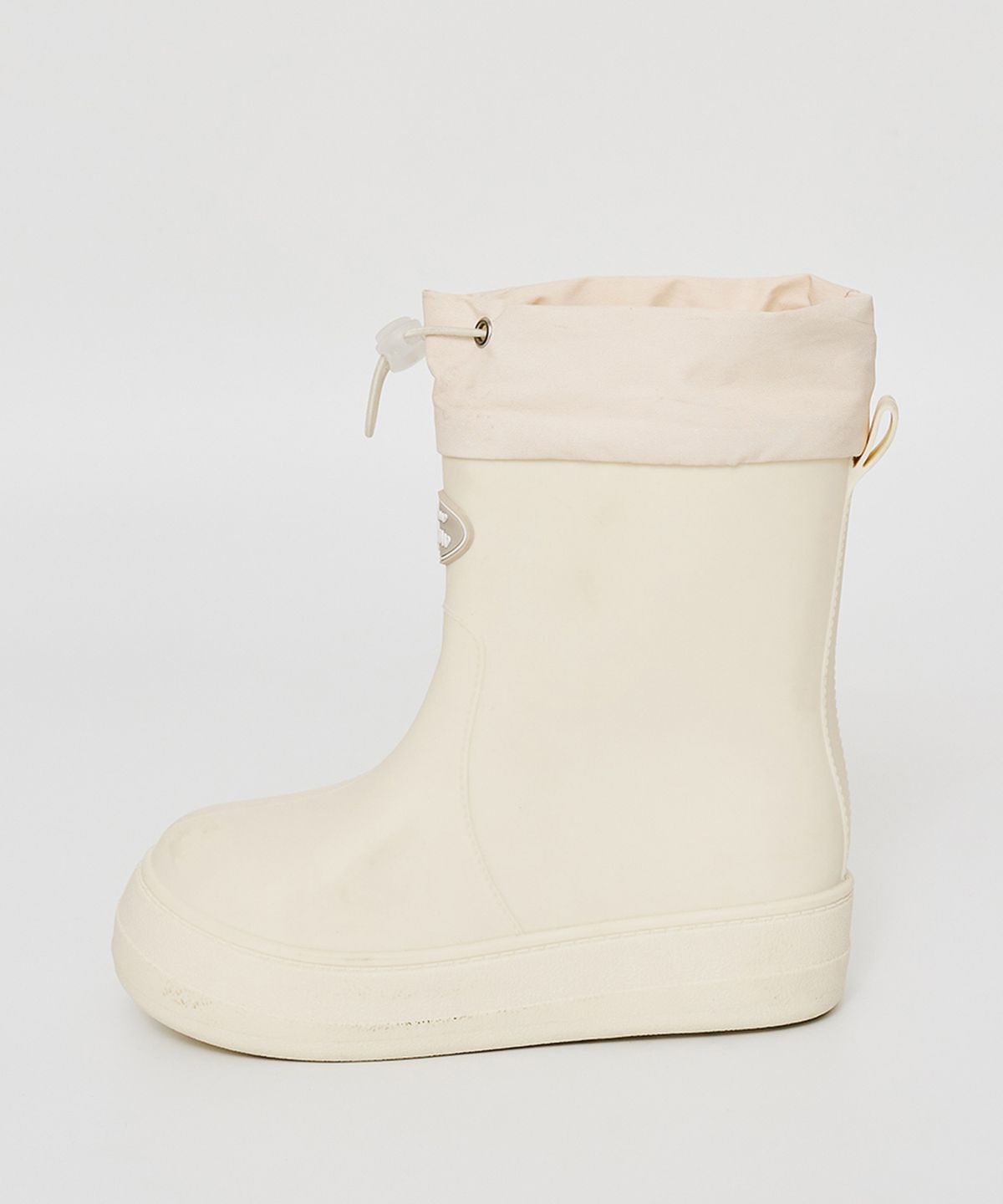 리끌로우(RECLOW) RC RE-RAIN SHIRRING 레인부츠 IVORY
