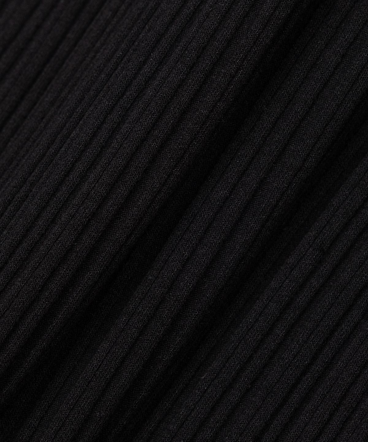 플로즈룸(FLAWSROOM) Ribbed Slim Long Sleeve [BLACK]