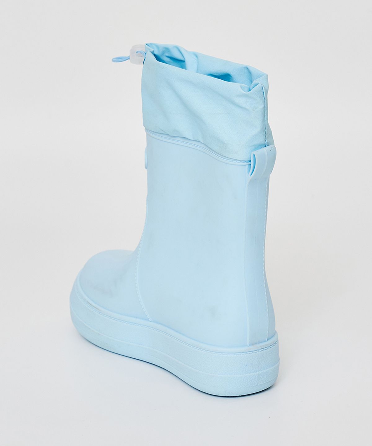 리끌로우(RECLOW) RC RE-RAIN SHIRRING BOOTS SKY BLUE
