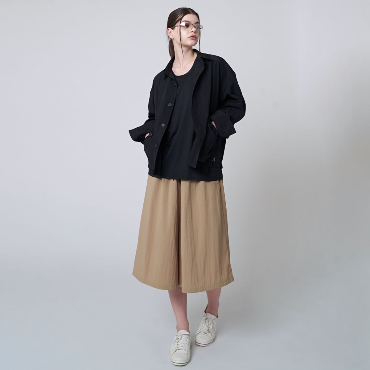 애스플래폼(ATHPLATFORM) AU41JO02 윈드셔츠재킷_블랙