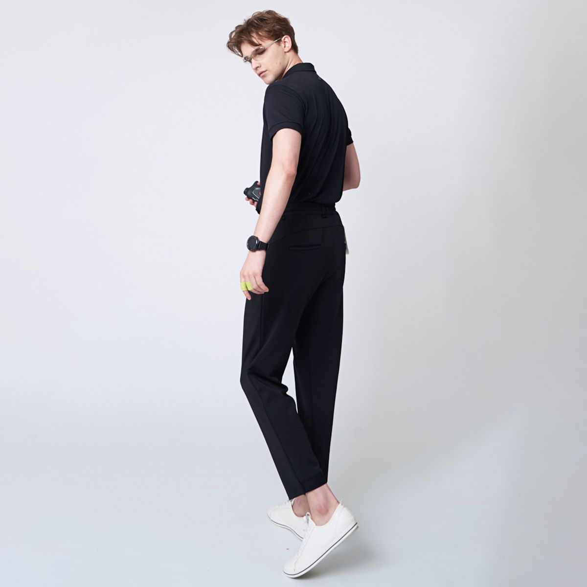 애스플래폼(ATHPLATFORM) AM41TH01 폴로셔츠 탑_블랙