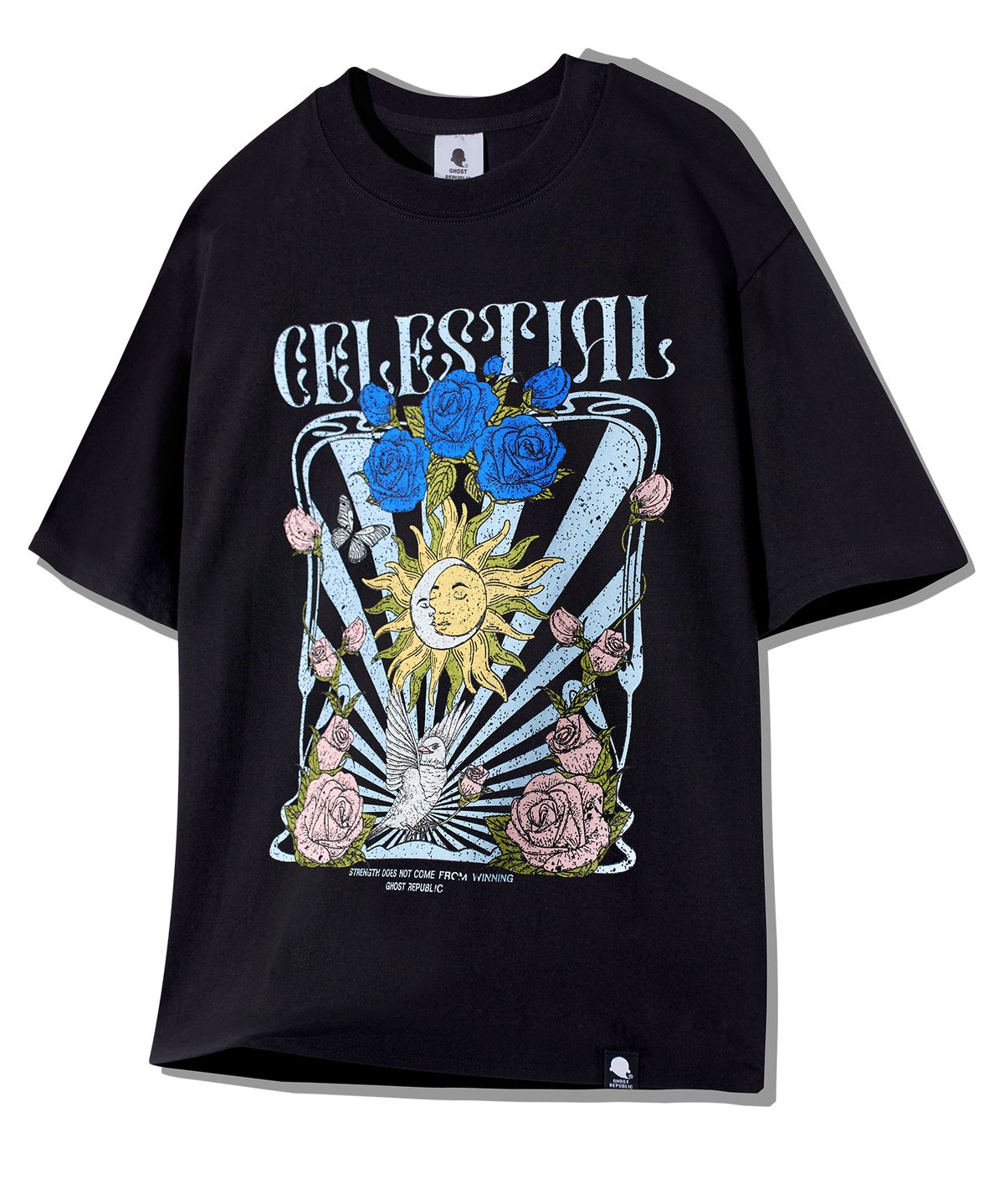 고스트리퍼블릭(GHOST REPUBLIC) 선샤인 오버핏 반팔 티셔츠 GT-360