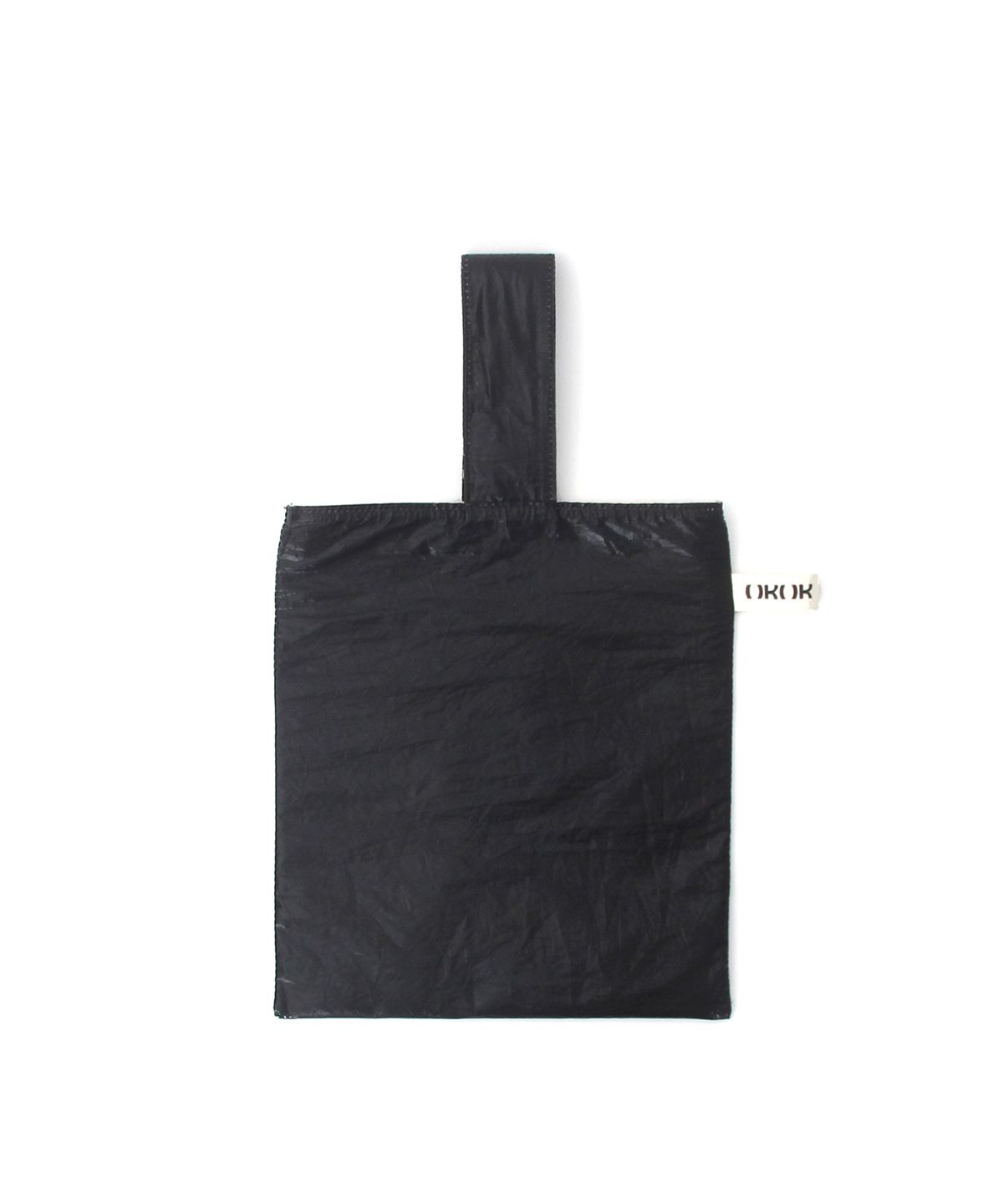 오알오알(OROR) flat tote bag 001 foil black