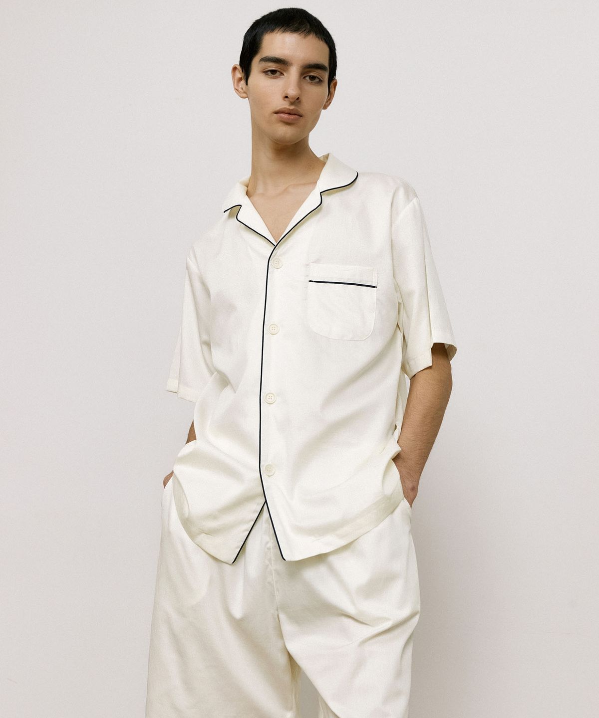 조스라운지(JO'S LOUNGE) (m) Classic Cotton Short Pajama Set