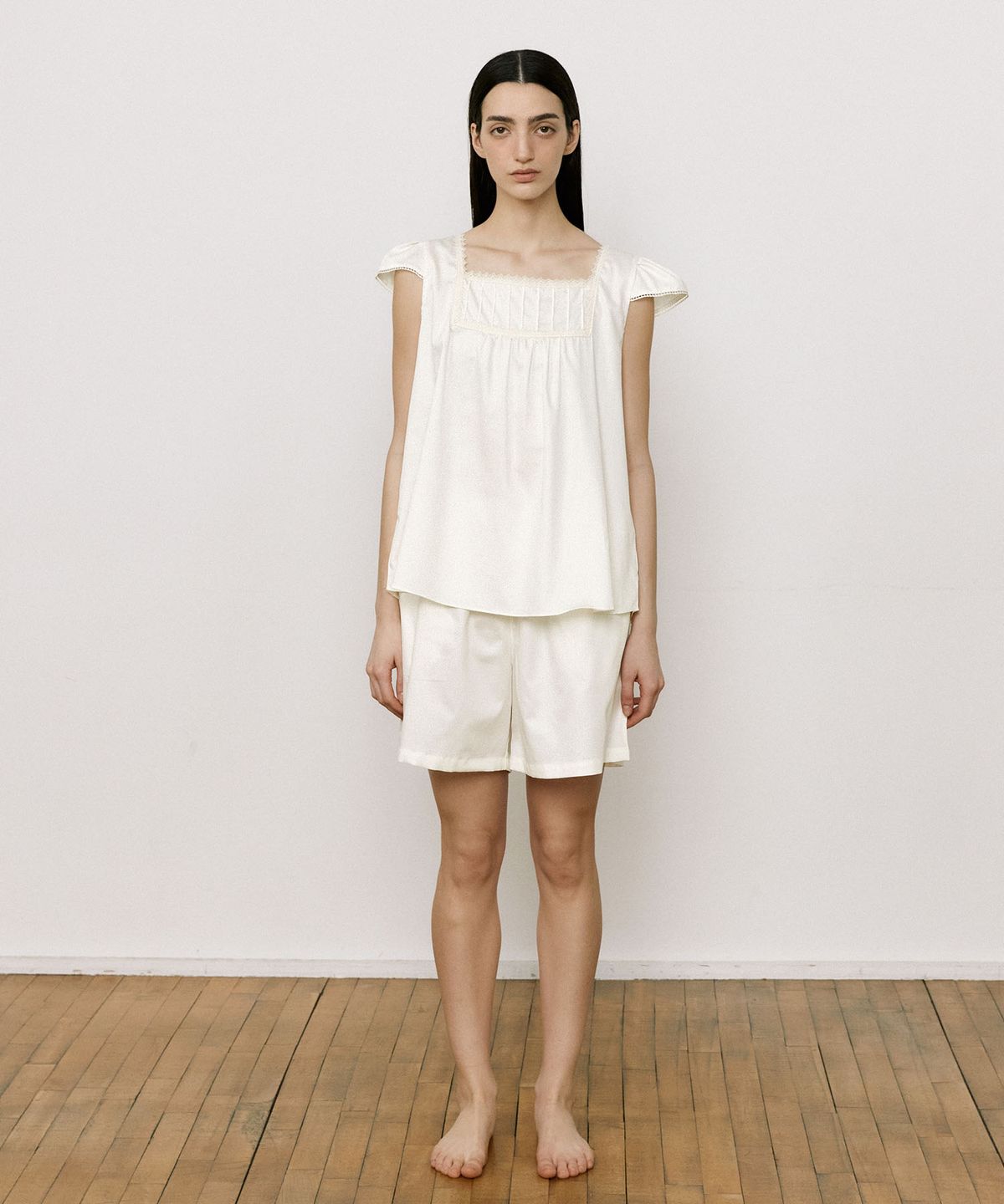 조스라운지(JO'S LOUNGE) (w) Classic Cotton Sleeveless Two-piece 001