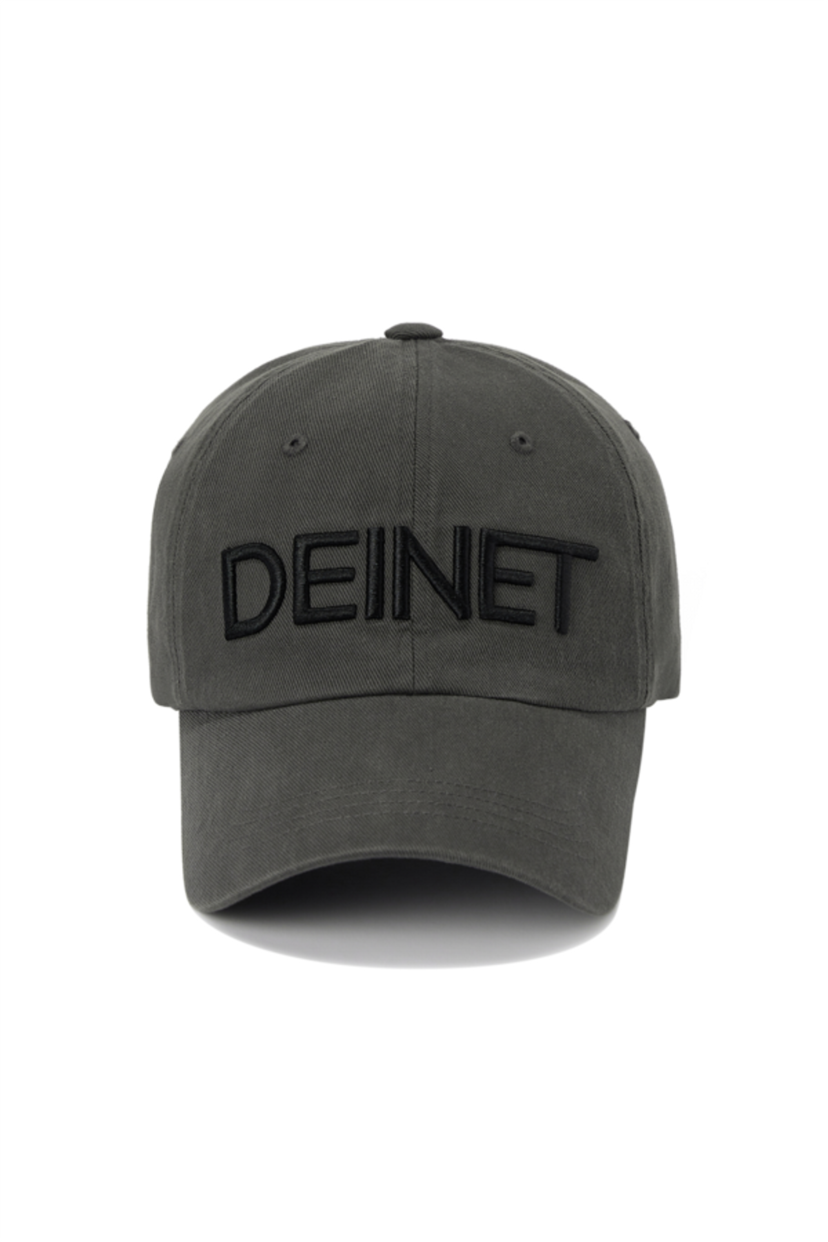 다이닛(DEINET) DEINET LOGO CAP IN CHARCOAL