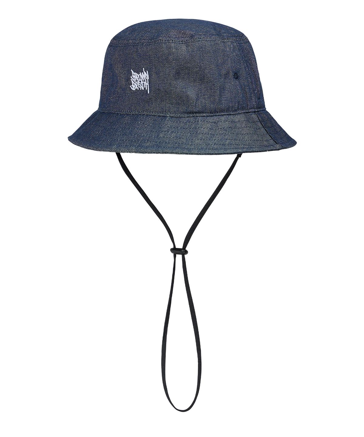 브라운브레스 키즈(BROWNBREATH KIDS) KIDS TAG DENIM BUCKET HAT - INDIGO