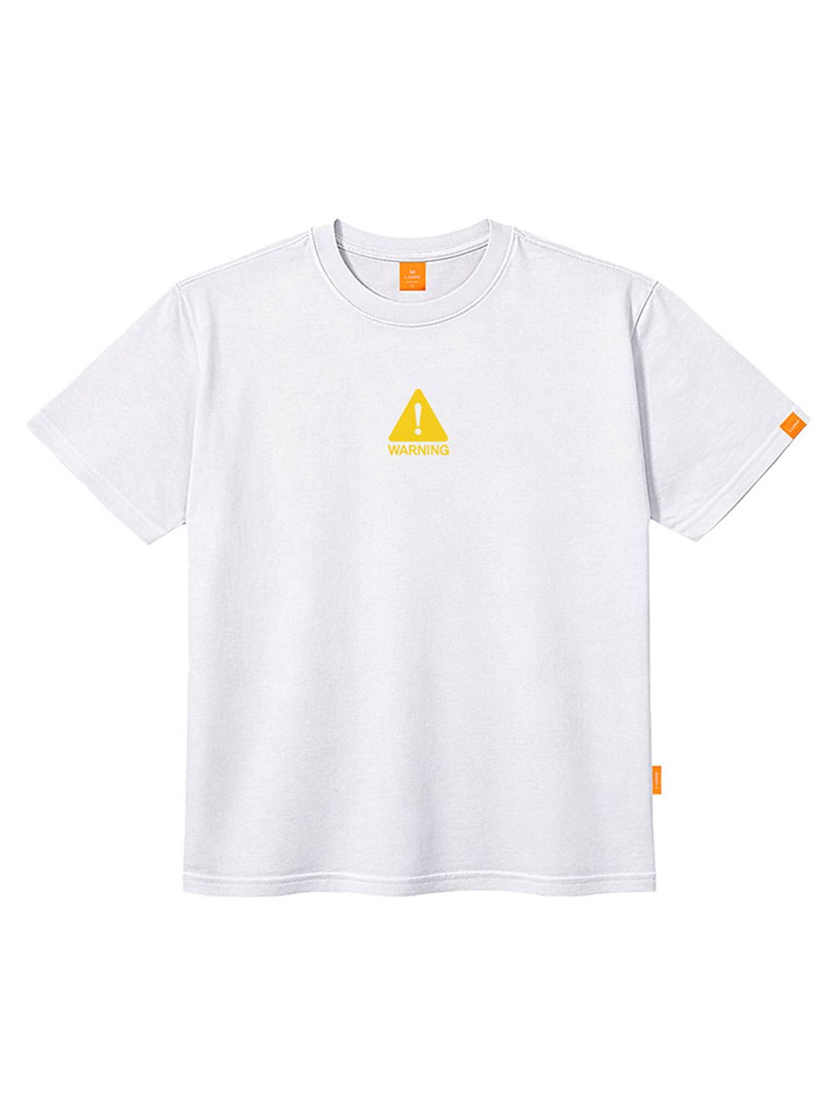 엘라모(LLAMO) 경고 반팔티셔츠 남녀공용 빅사이즈 S~4XL
