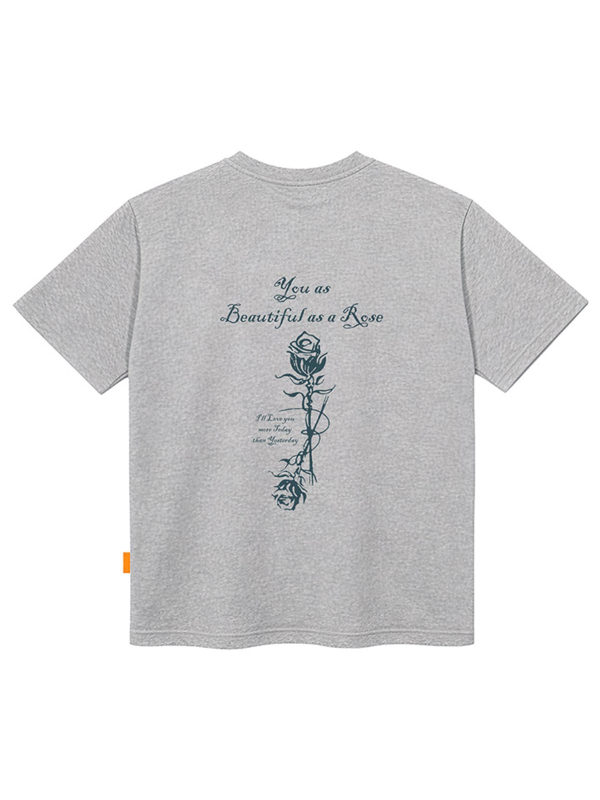 엘라모(LLAMO) 트윈로즈 반팔티셔츠 남녀공용 빅사이즈 S~4XL