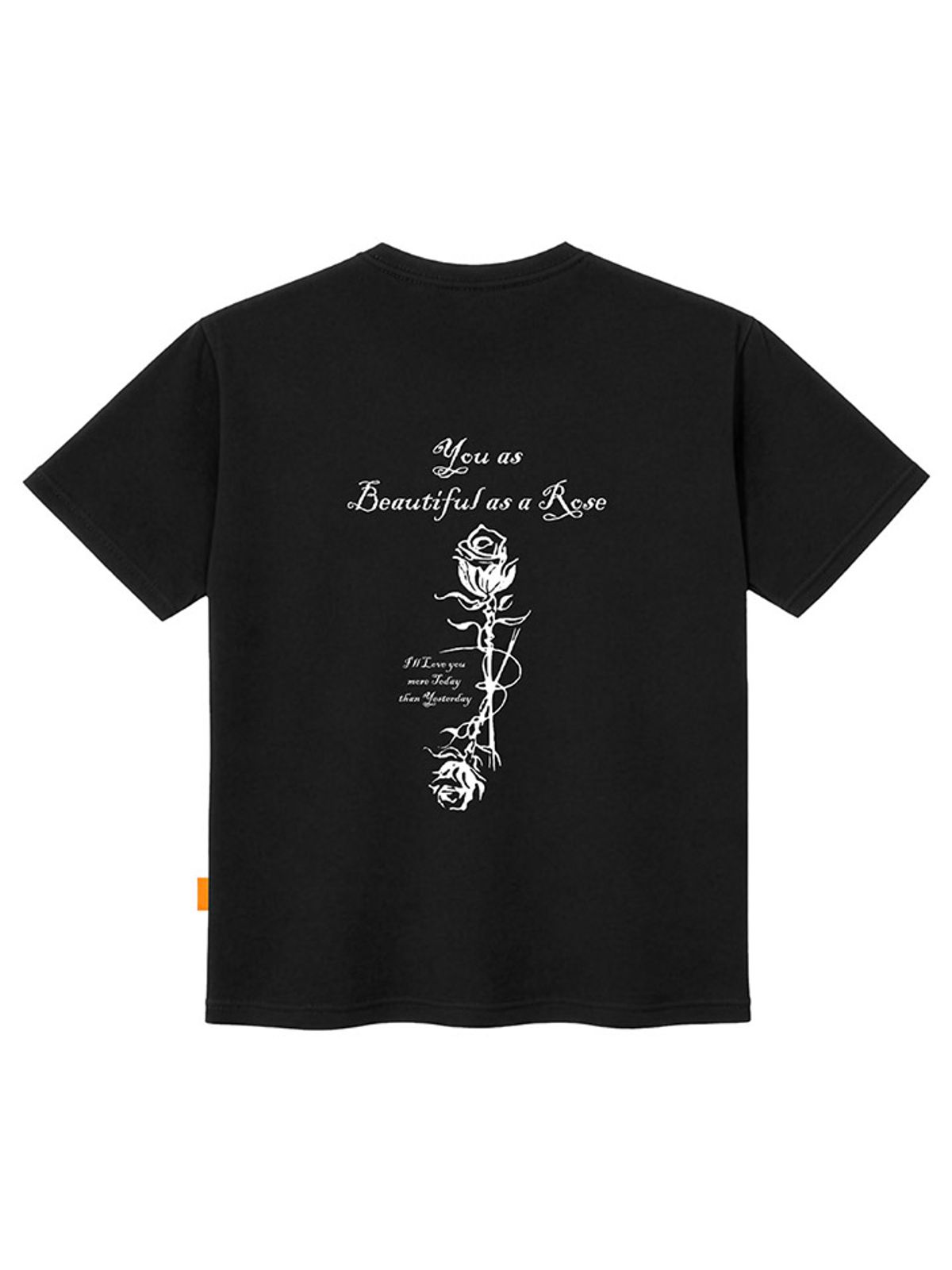 엘라모(LLAMO) 트윈로즈 반팔티셔츠 남녀공용 빅사이즈 S~4XL