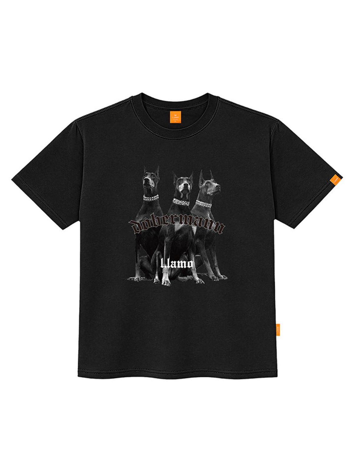 엘라모(LLAMO) 도베르만 반팔티셔츠 남녀공용 빅사이즈 S~4XL