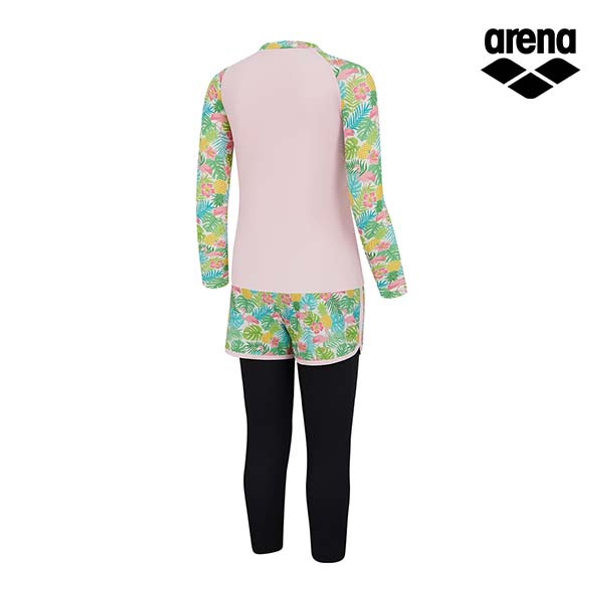 아레나 키즈(ARENA KIDS) 플라밍고 아동 레저 래쉬가드 세트 A4BG1GS05PNK