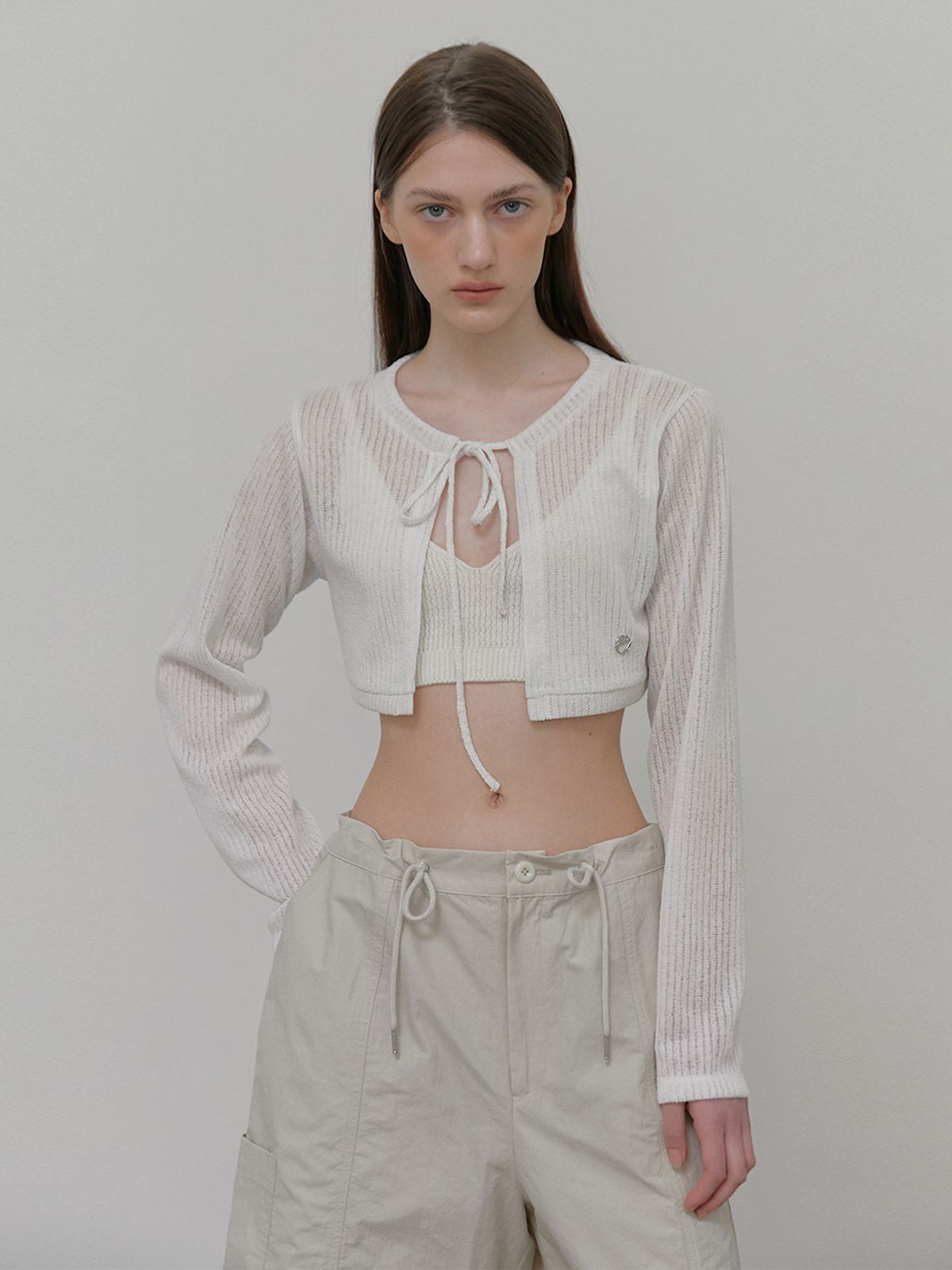 에트몽(ETMON) Midi Pocket Pants, Light Beige