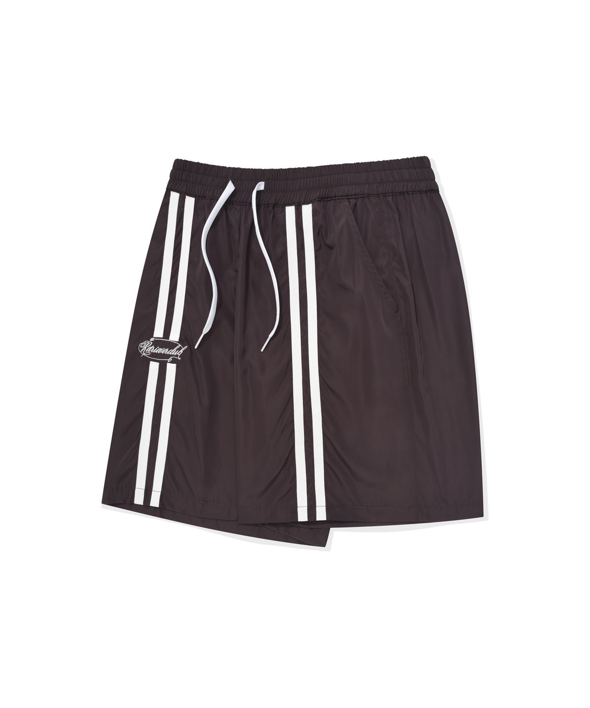 리트리버클럽(RETRIEVER CLUB) TWO LINE SHORT PANTS [BROWN]