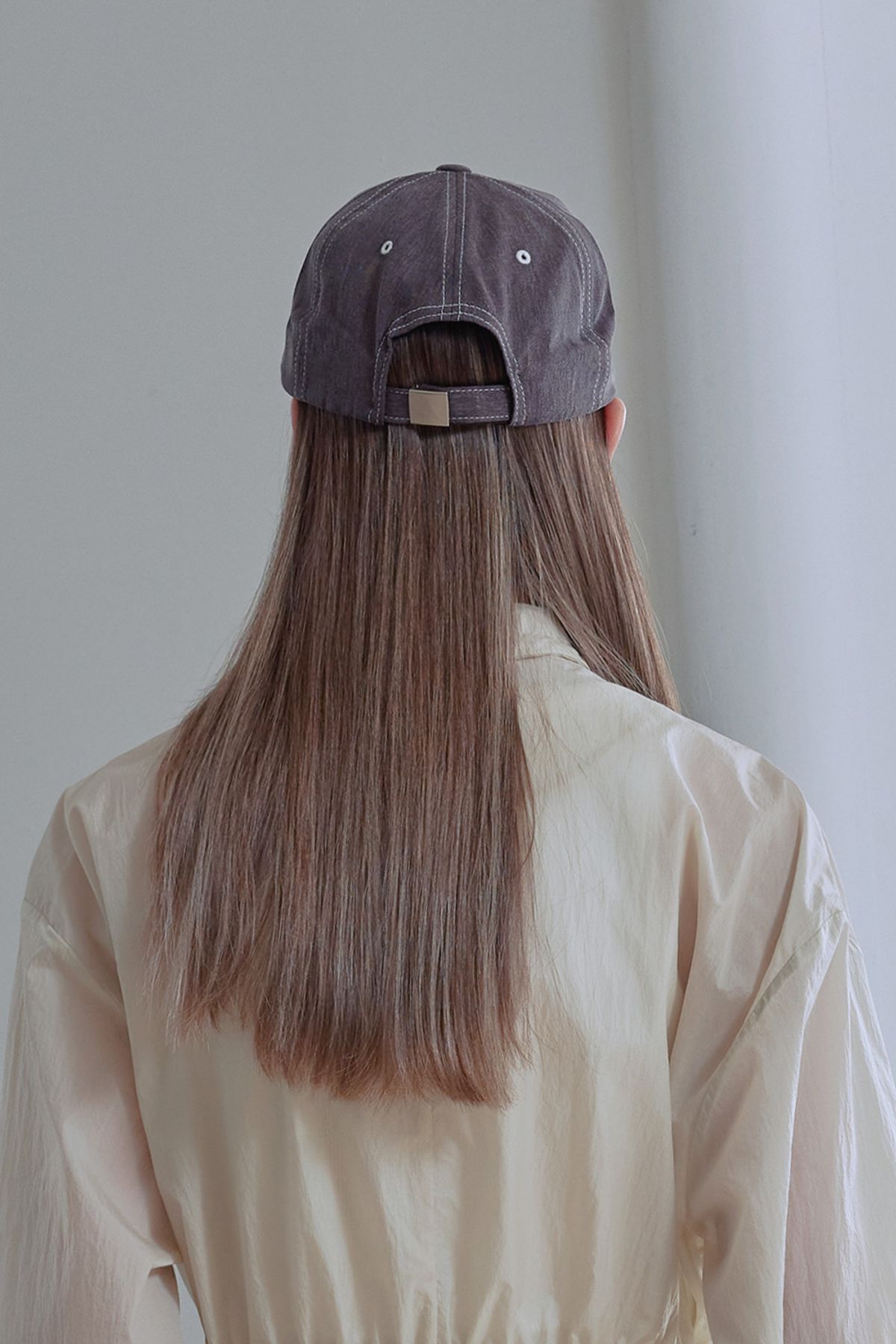 애프터아워즈(AFTERHOURS) LETTERING LOGO BALL CAP (VIOLET)