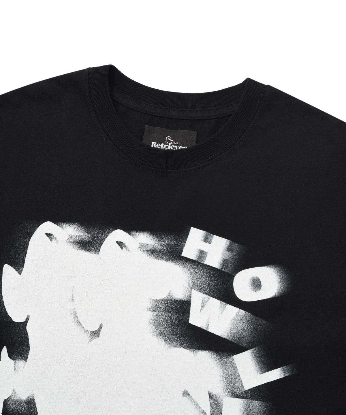 리트리버클럽(RETRIEVER CLUB) RUNNING HOWLING TEE [BLACK]