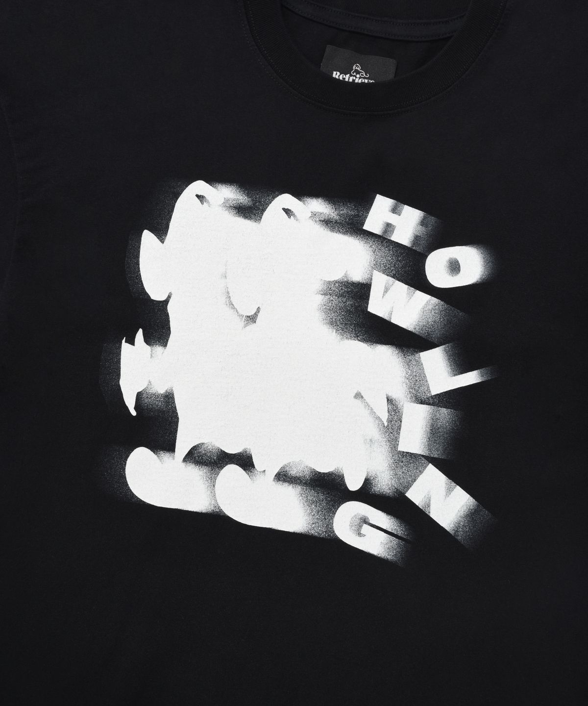 리트리버클럽(RETRIEVER CLUB) RUNNING HOWLING TEE [BLACK]