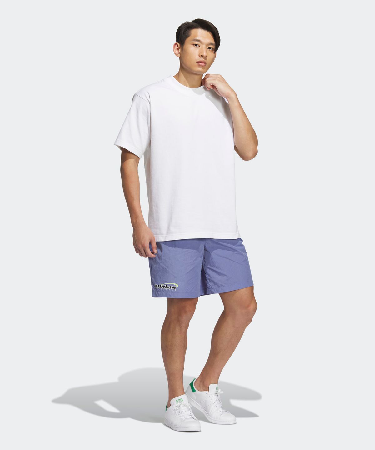 아디다스(ADIDAS) 우븐 숏 팬츠 - 블루 / IW6314