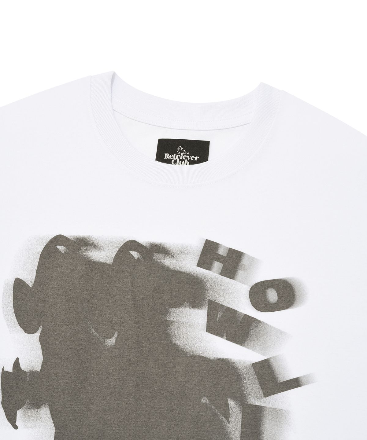 리트리버클럽(RETRIEVER CLUB) RUNNING HOWLING TEE [WHITE]