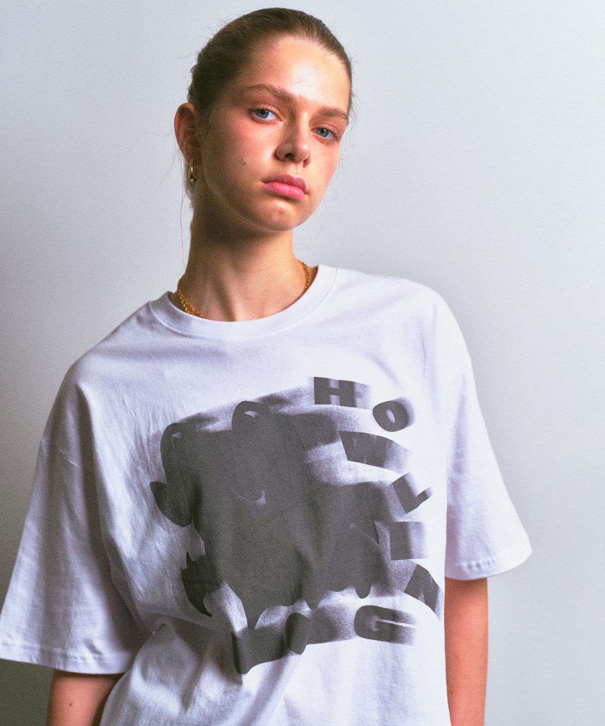 리트리버클럽(RETRIEVER CLUB) RUNNING HOWLING TEE [WHITE]