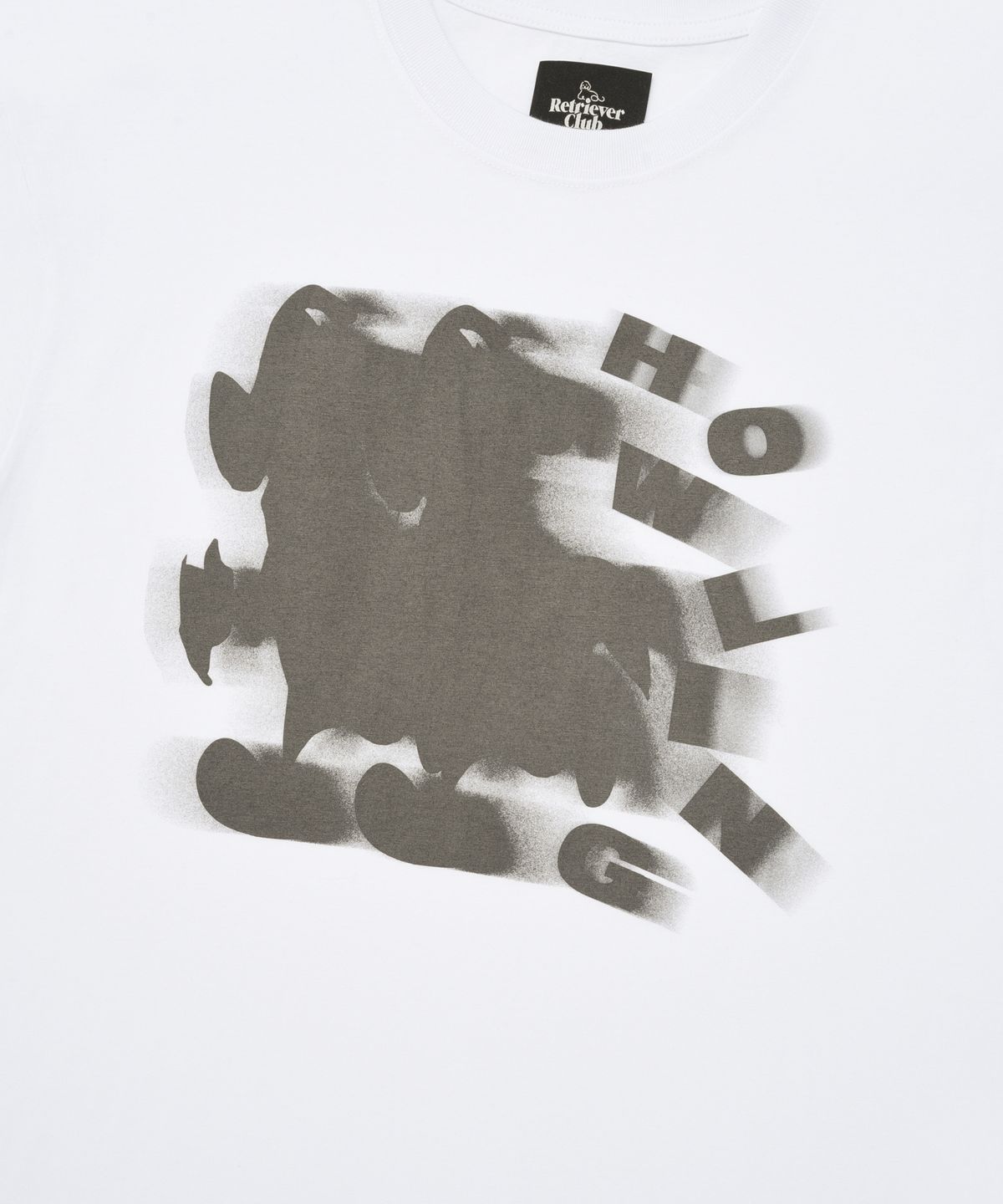 리트리버클럽(RETRIEVER CLUB) RUNNING HOWLING TEE [WHITE]