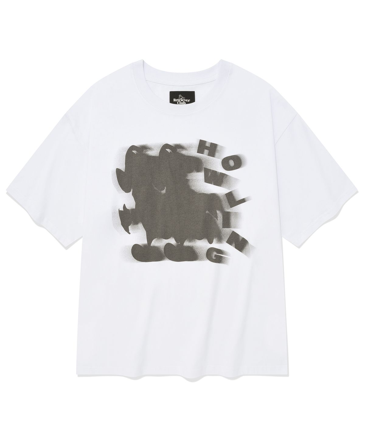리트리버클럽(RETRIEVER CLUB) RUNNING HOWLING TEE [WHITE]