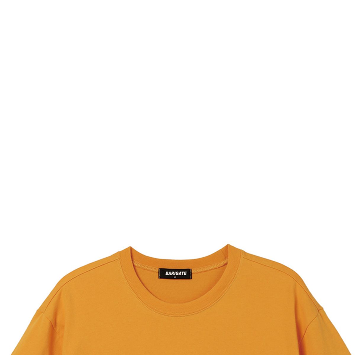 바리게이트(BARIGATE) Big Bear Logo 오버핏 반팔 티셔츠 (BS022) 옐로우