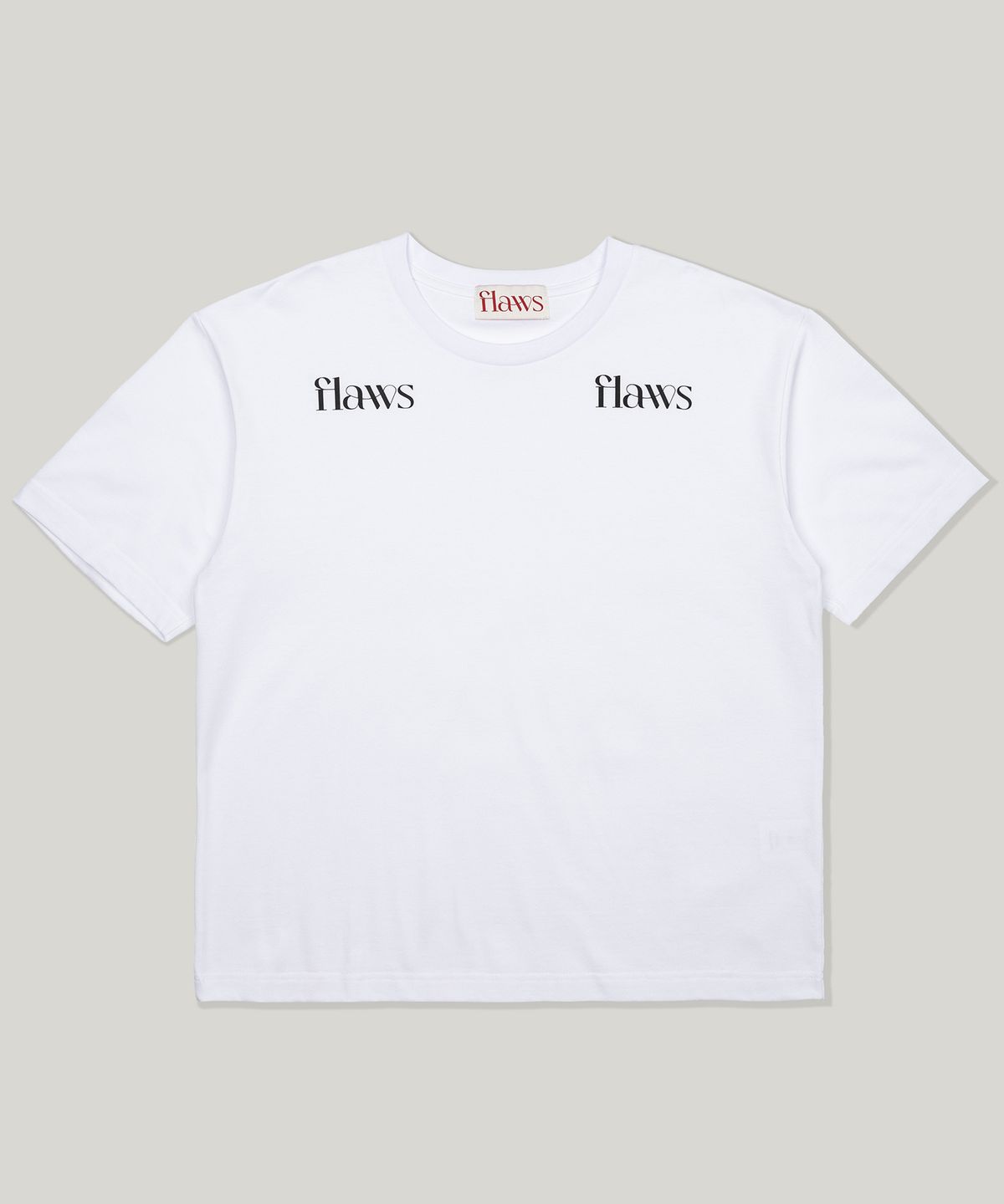 플로즈룸(FLAWSROOM) Flaws Silket T-shirts [WHITE]