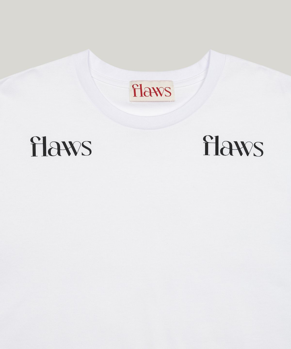플로즈룸(FLAWSROOM) Flaws Silket T-shirts [WHITE]