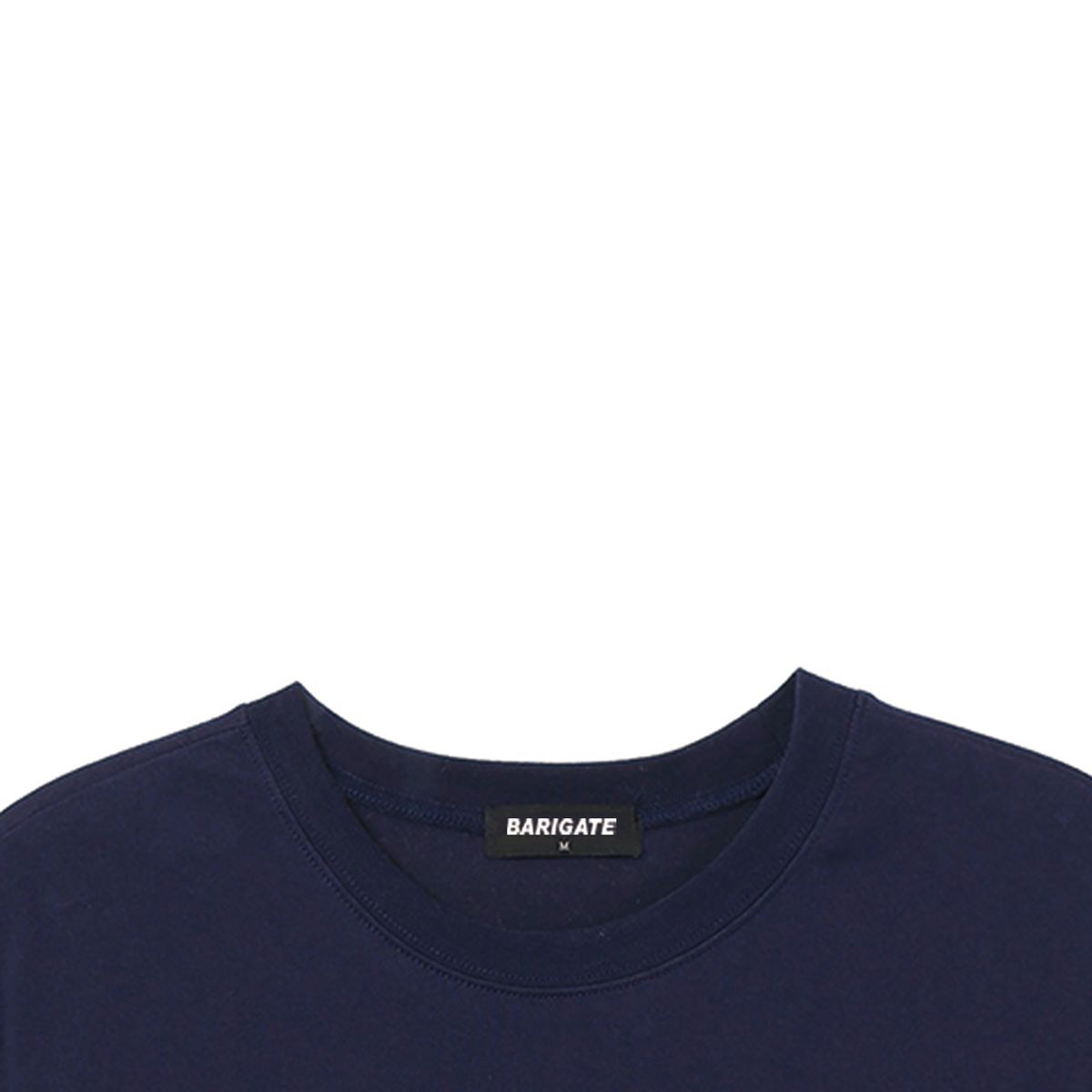 바리게이트(BARIGATE) Big Bear Logo 오버핏 반팔 티셔츠 (BS022) 네이비