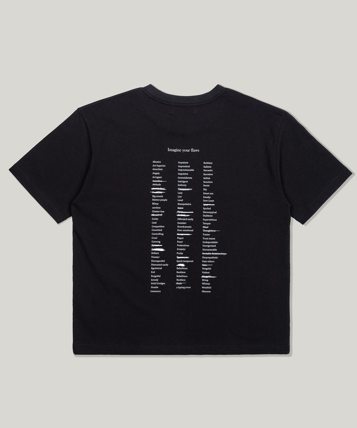 플로즈룸(FLAWSROOM) Image T-shirts [BLACK]