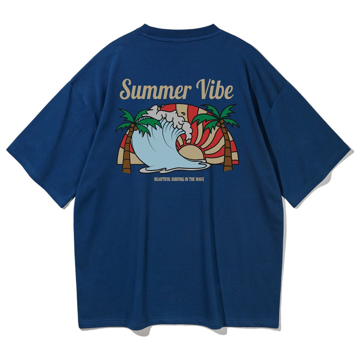 앨빈클로(ALVINCLO) SUMMER VIBE 오버핏 반팔티 AST4519 (3 COLOR)