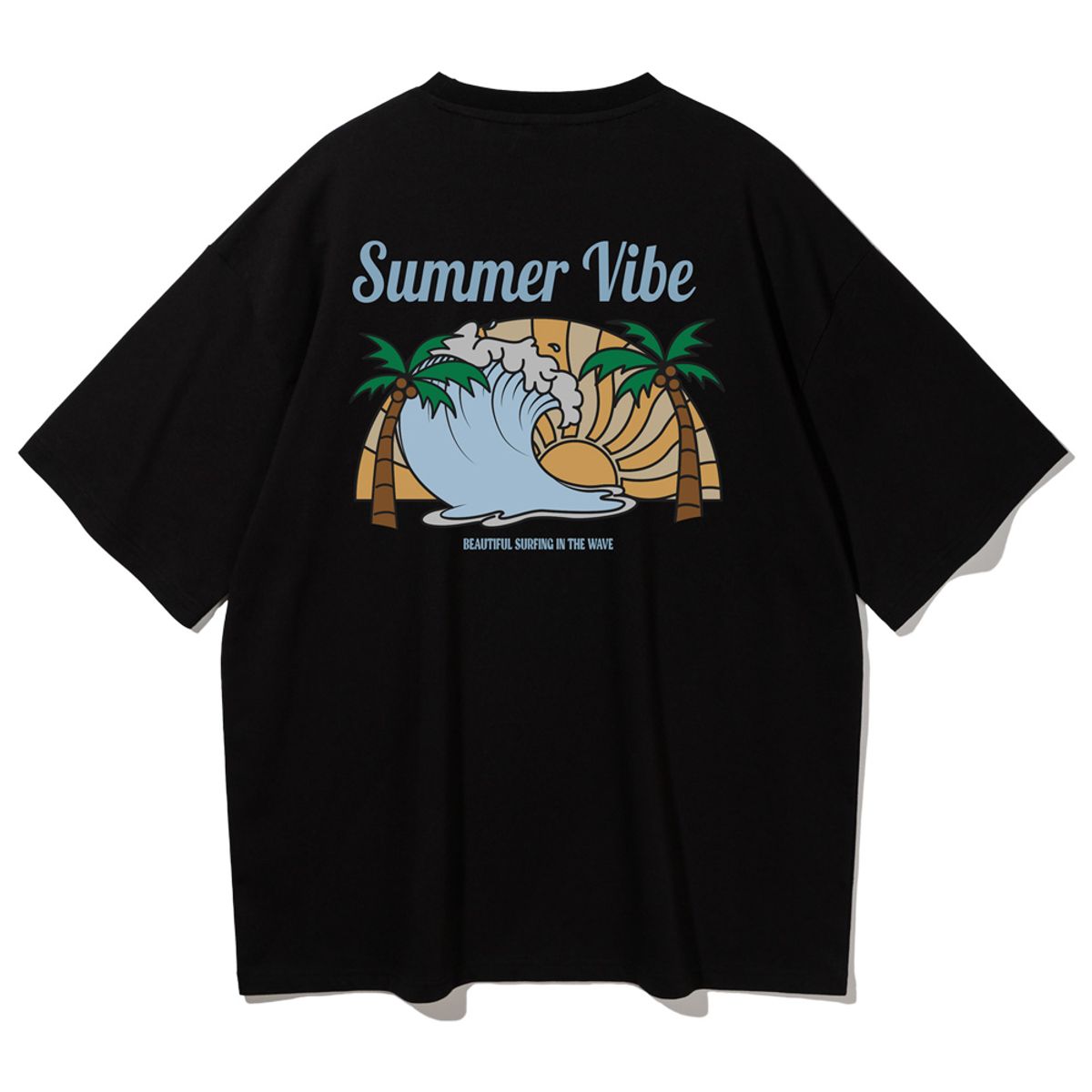 앨빈클로(ALVINCLO) SUMMER VIBE 오버핏 반팔티 AST4519 (3 COLOR)
