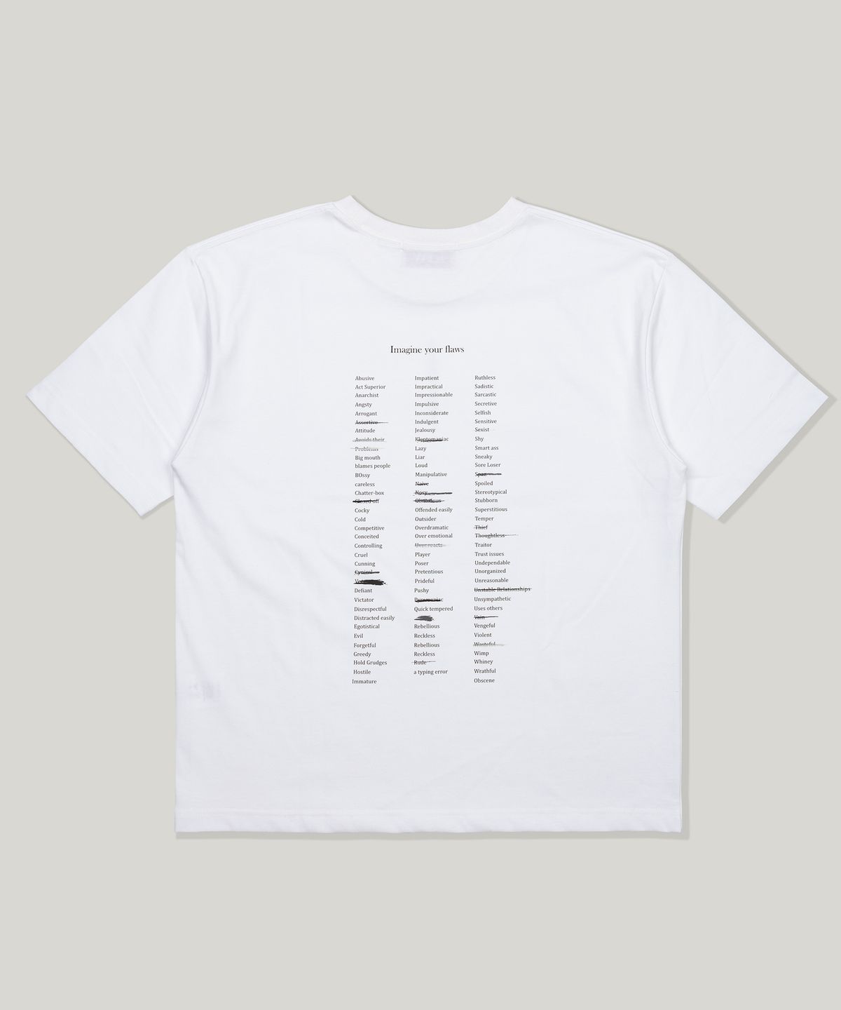 플로즈룸(FLAWSROOM) Image T-shirts [WHITE]