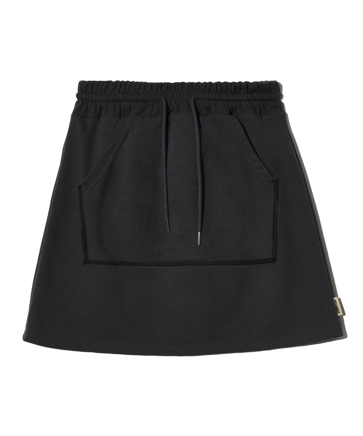 피스메이커(PIECE MAKER) POCKET SWEAT MINI SKIRT (CHARCOAL)