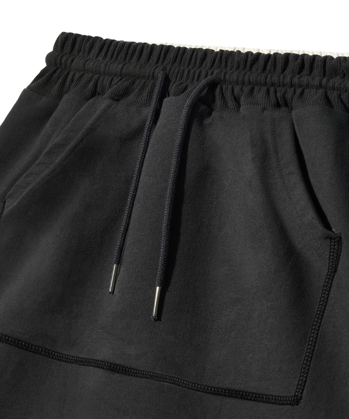 피스메이커(PIECE MAKER) POCKET SWEAT MINI SKIRT (CHARCOAL)
