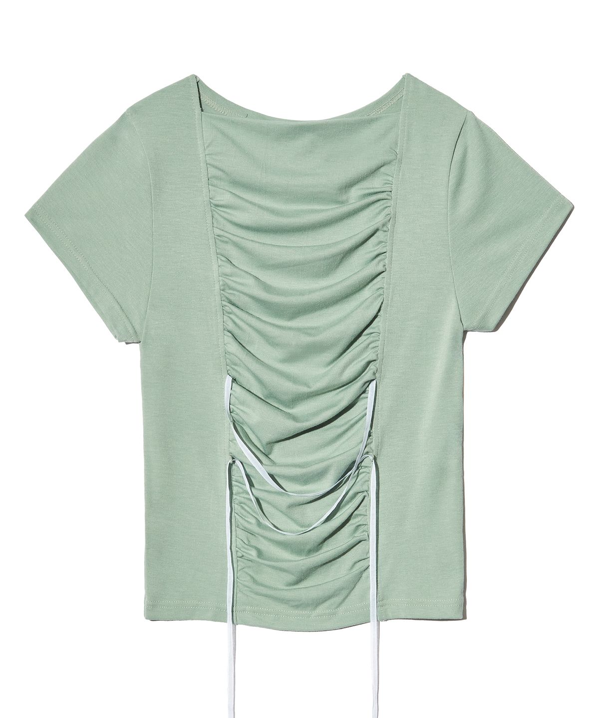 피스메이커(PIECE MAKER) RIBBON SHIRRING TEE (MINT)