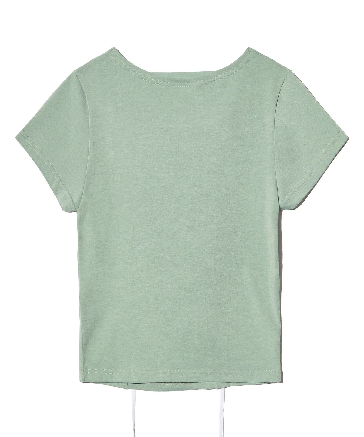 피스메이커(PIECE MAKER) RIBBON SHIRRING TEE (MINT)