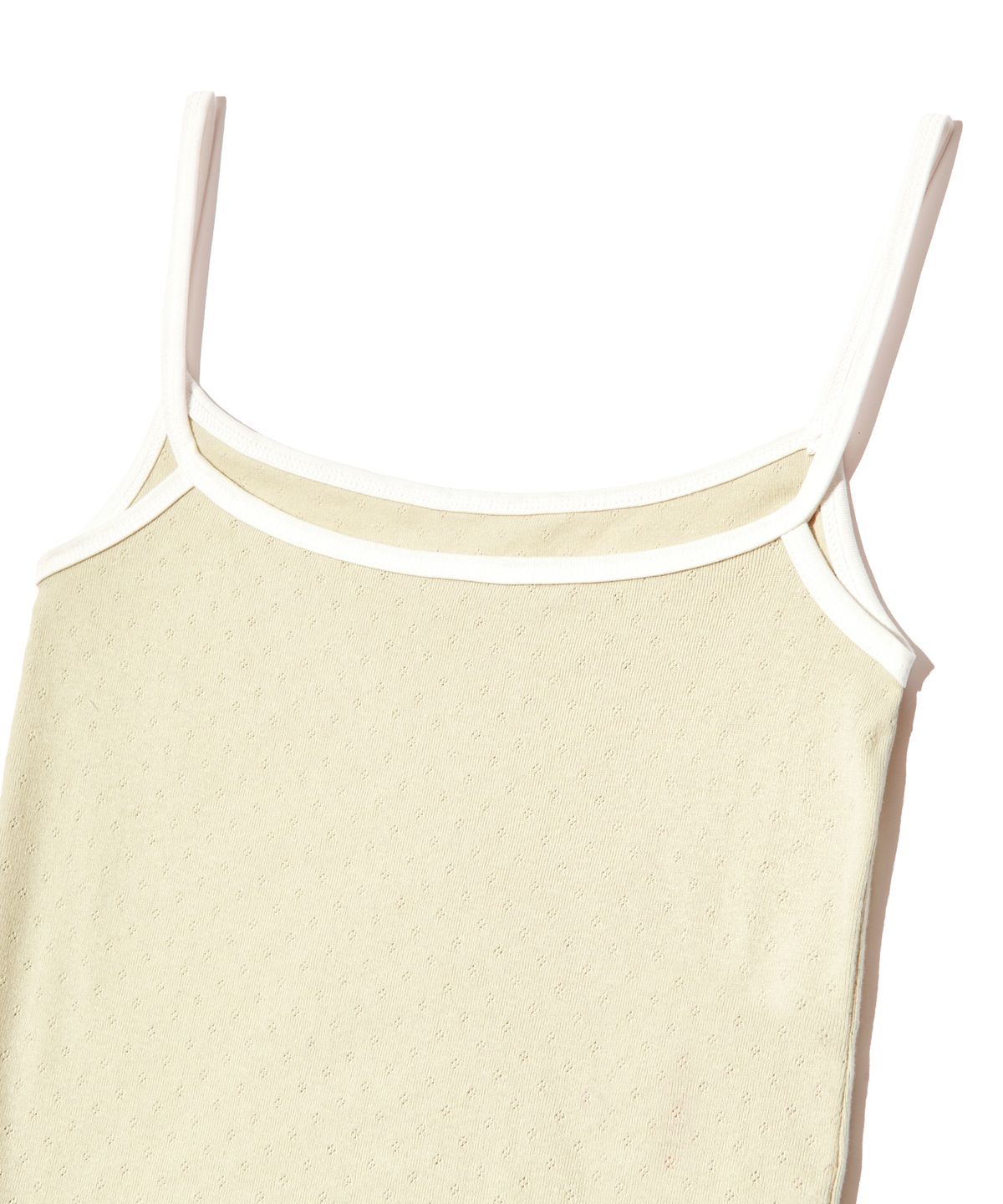 피스메이커(PIECE MAKER) PUNCHING BUTTON SLEEVELESS (BEIGE)