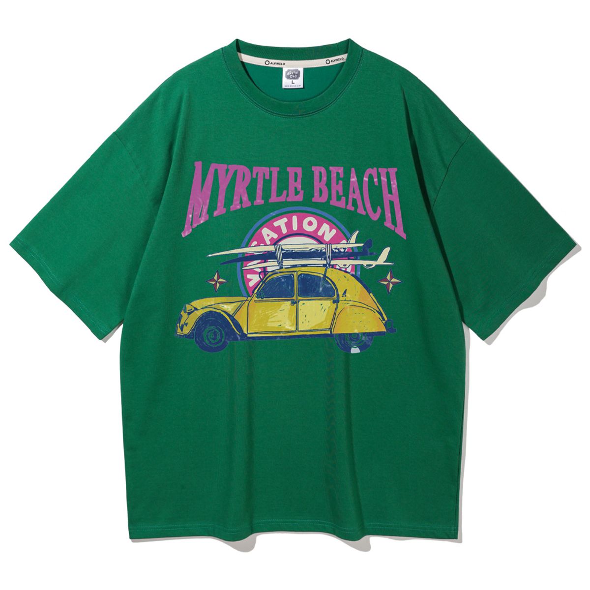 앨빈클로(ALVINCLO) MYRTLE BEACH 오버핏 반팔티 AST4540 (6 COLOR)