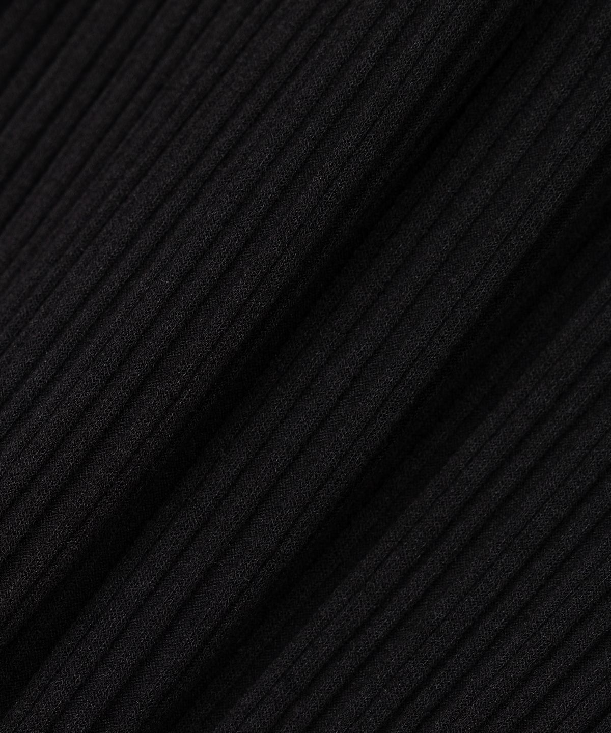플로즈룸(FLAWSROOM) Ribbed Half Sleeve [BLACK]