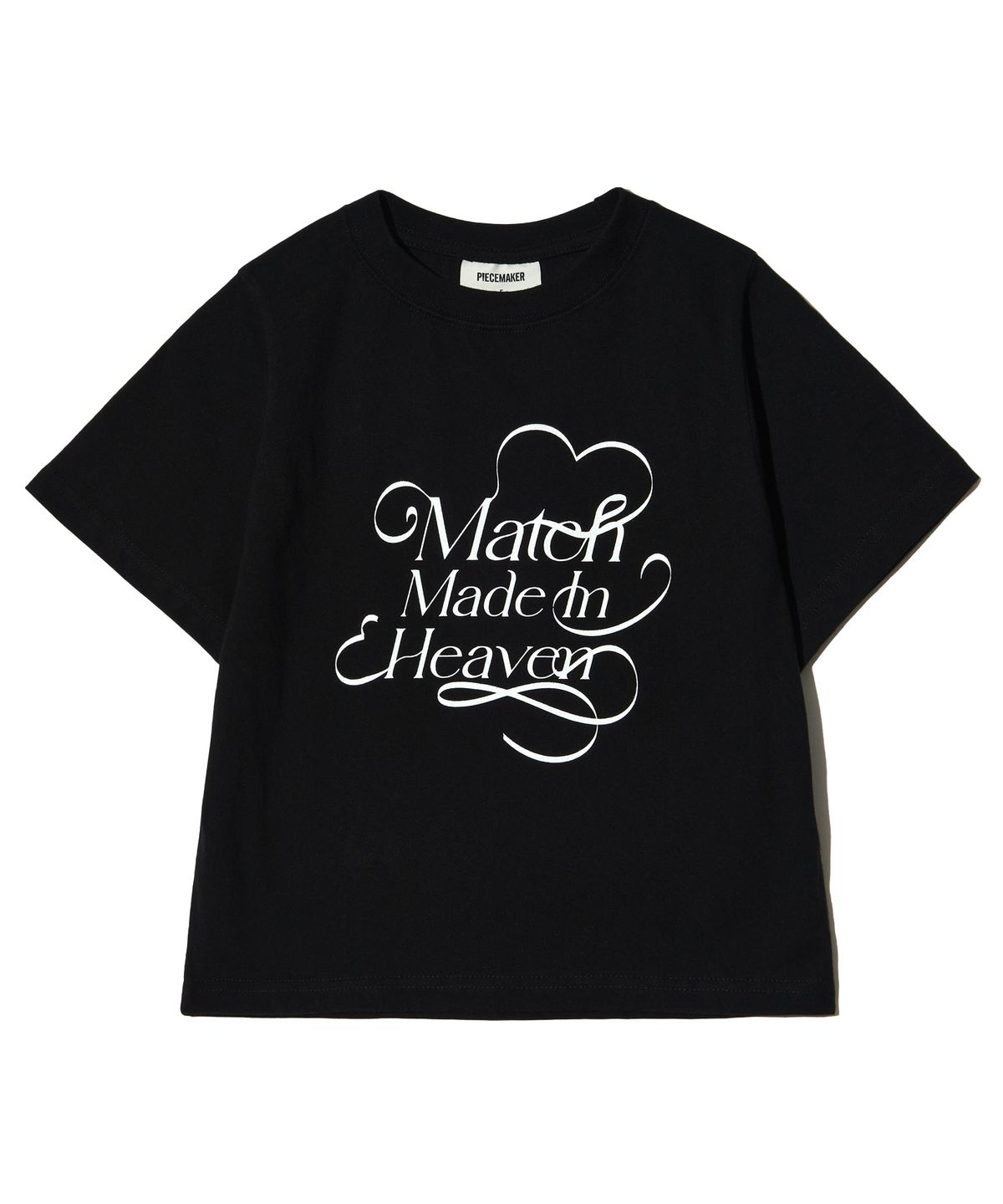 피스메이커(PIECE MAKER) HEAVEN CROP TEE (BLACK)