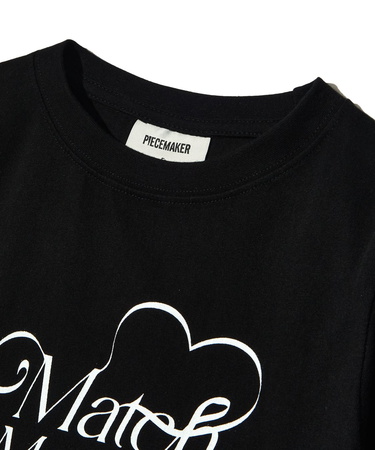 피스메이커(PIECE MAKER) HEAVEN CROP TEE (BLACK)