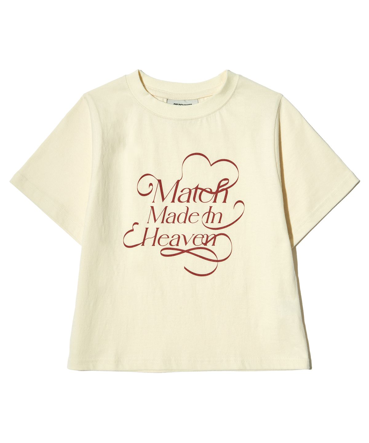 피스메이커(PIECE MAKER) HEAVEN CROP TEE (CREAM)