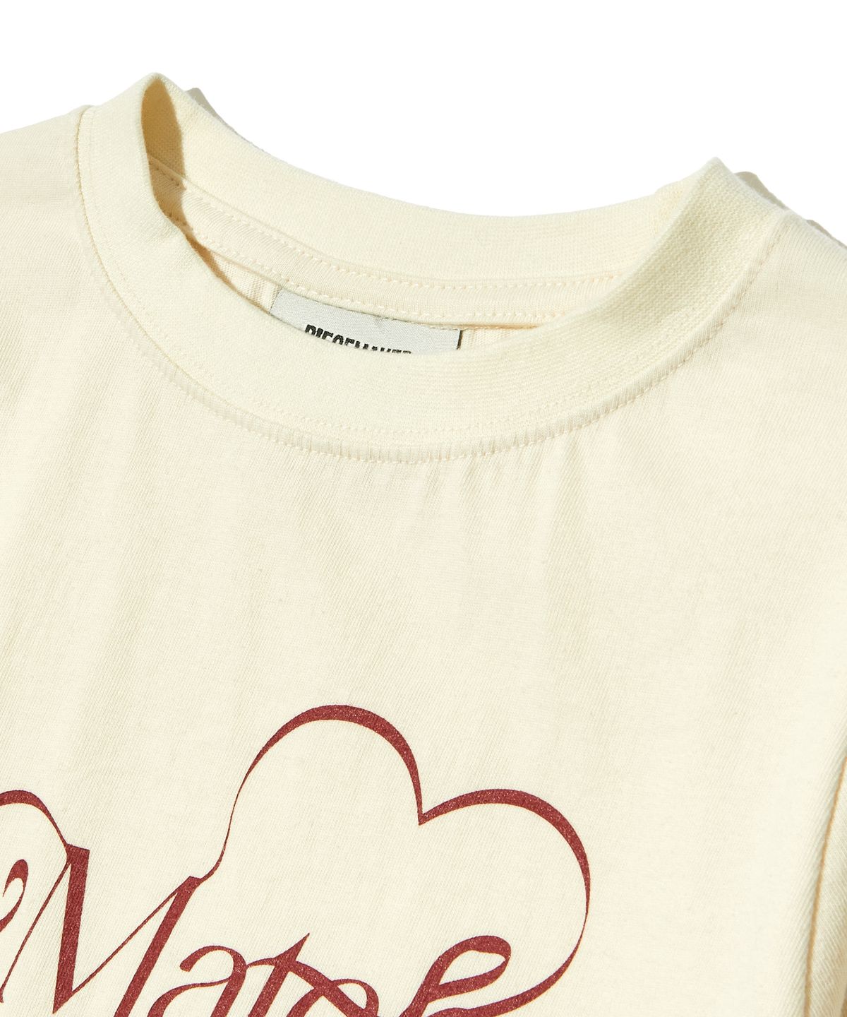 피스메이커(PIECE MAKER) HEAVEN CROP TEE (CREAM)